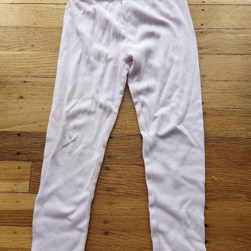 used girls Gymboree light pink leggings size 4